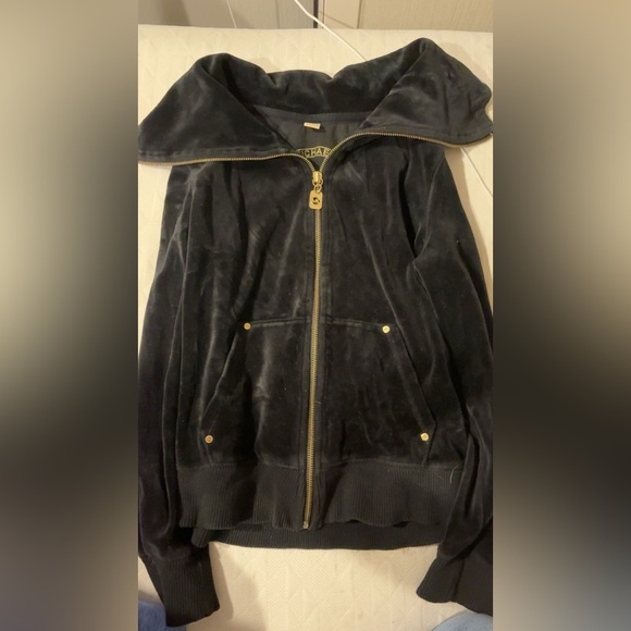 Michael Kors Black Bomber Jacket - Picture 2 of 3
